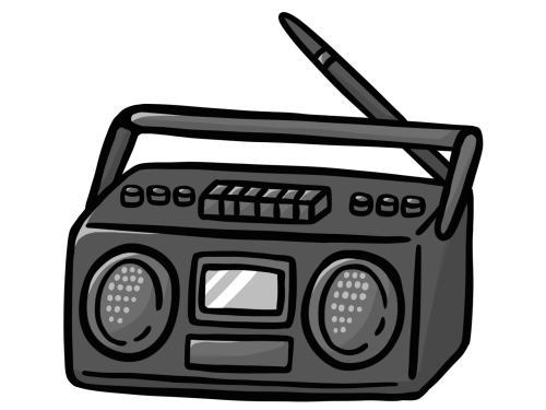 読経のカセットテープレコーダー