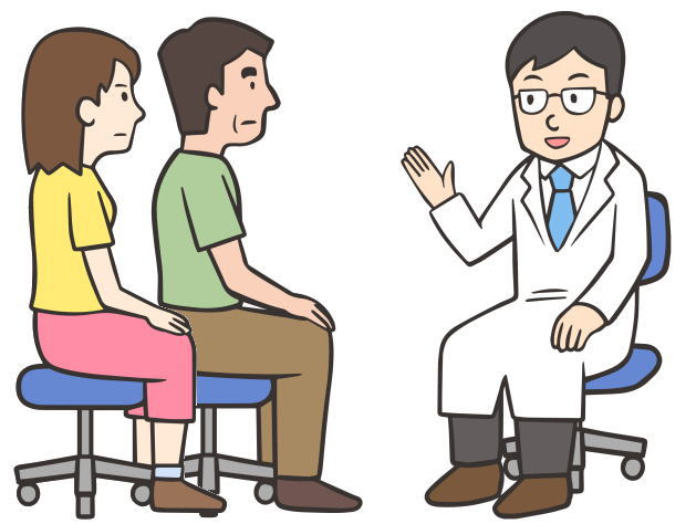 医師の中心静脈栄養についての説明